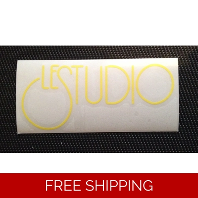 Le Studio Decals Yellow 5 X 2 1/2